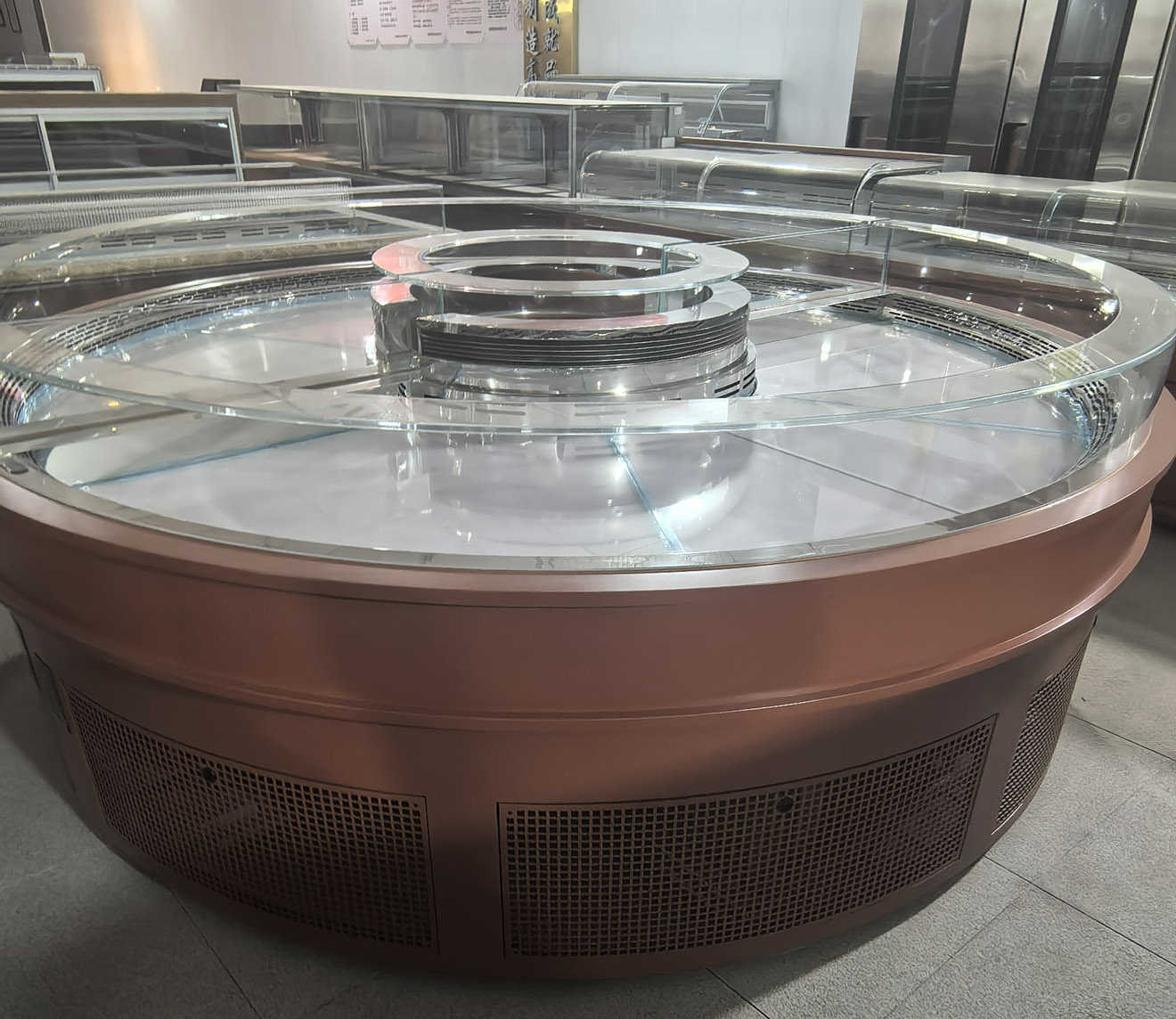 Round Island Display Cabinet